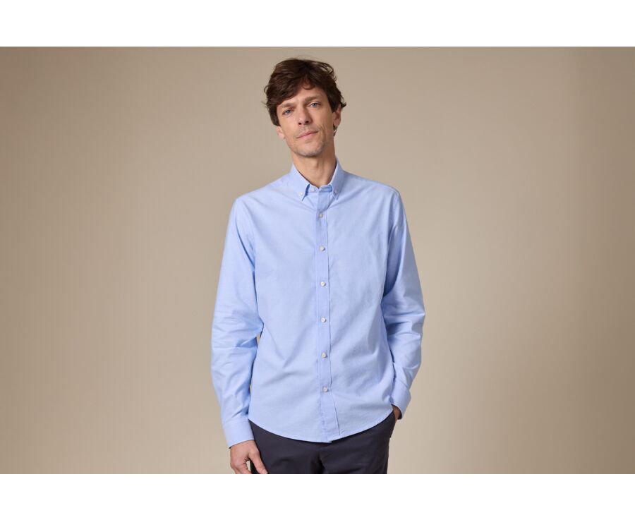 Chemise Oxford homme - Bleu Ciel - BRADFORD III