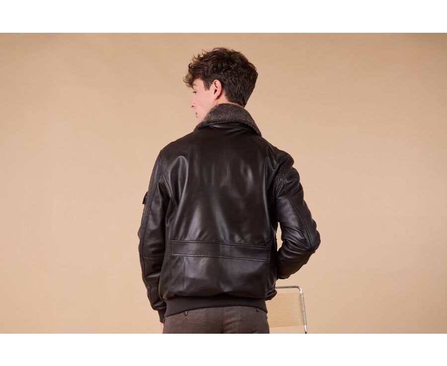 Blouson aviateur  homme Chocolat - TYLER II