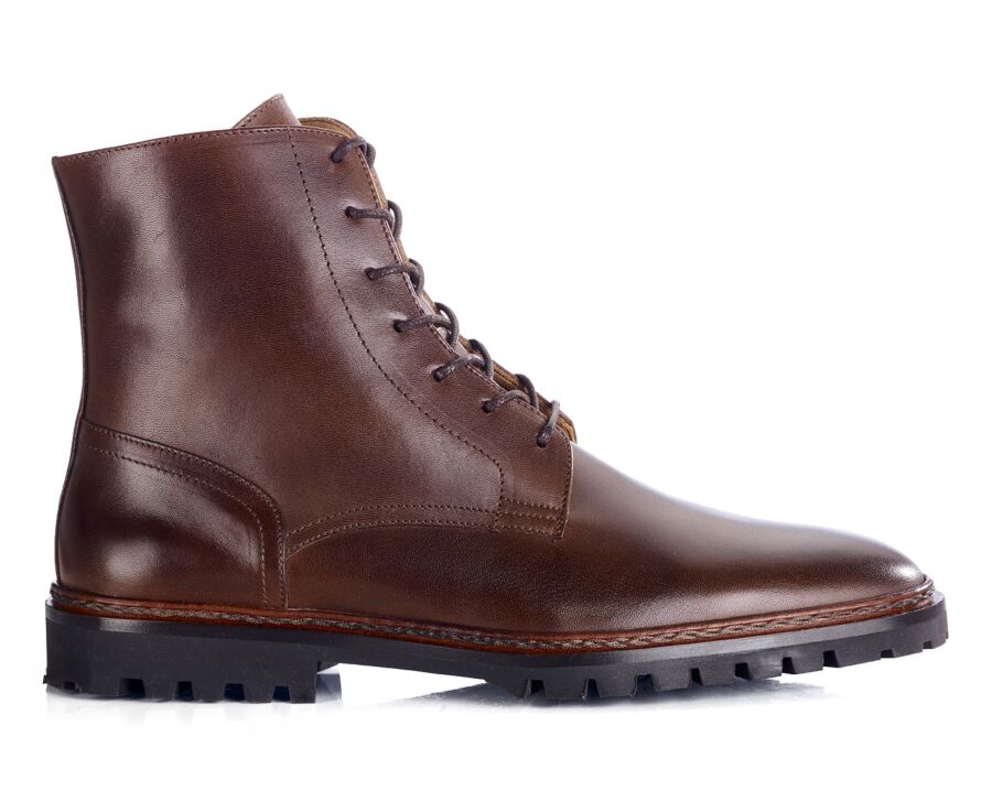 Bottine homme - Chocolat Patiné - FYFIELD GOMME