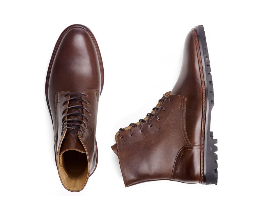 Bottine homme - Chocolat Patiné - FYFIELD GOMME