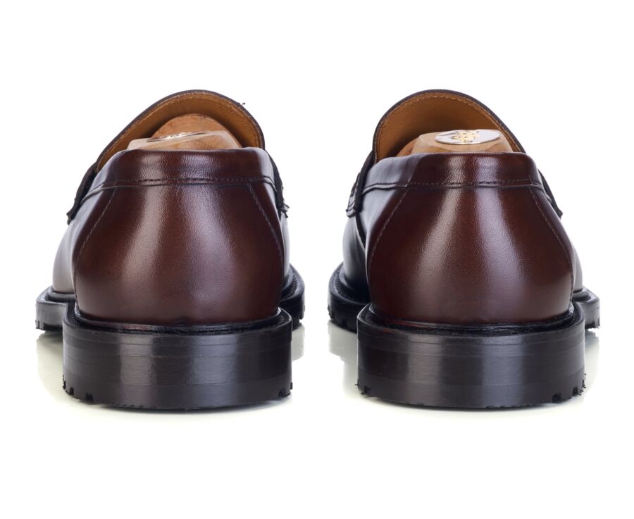 Mocassin homme en veau italien patiné - DOWARD GOMME