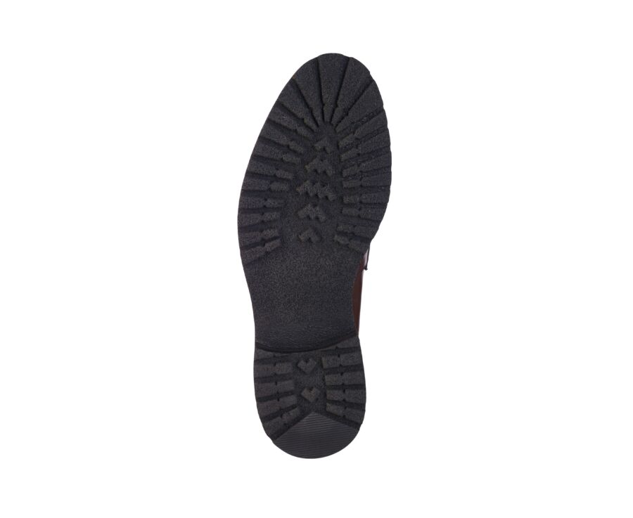 Mocassin homme en veau italien patiné - DOWARD GOMME