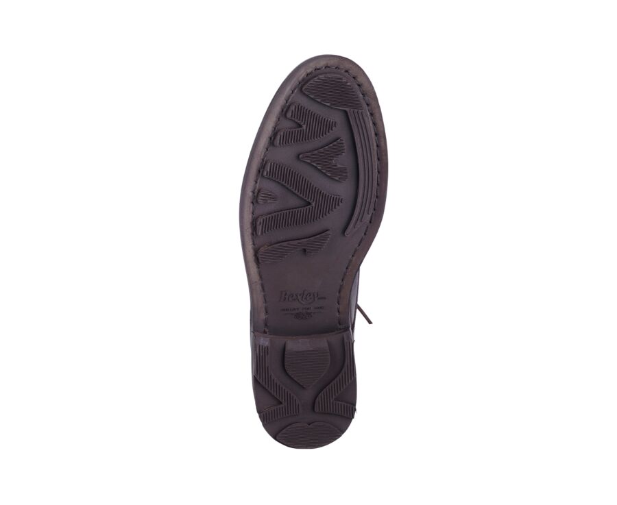 Derby boots homme - Chocolat - HUDSON HIGH GOMME COUNTRY