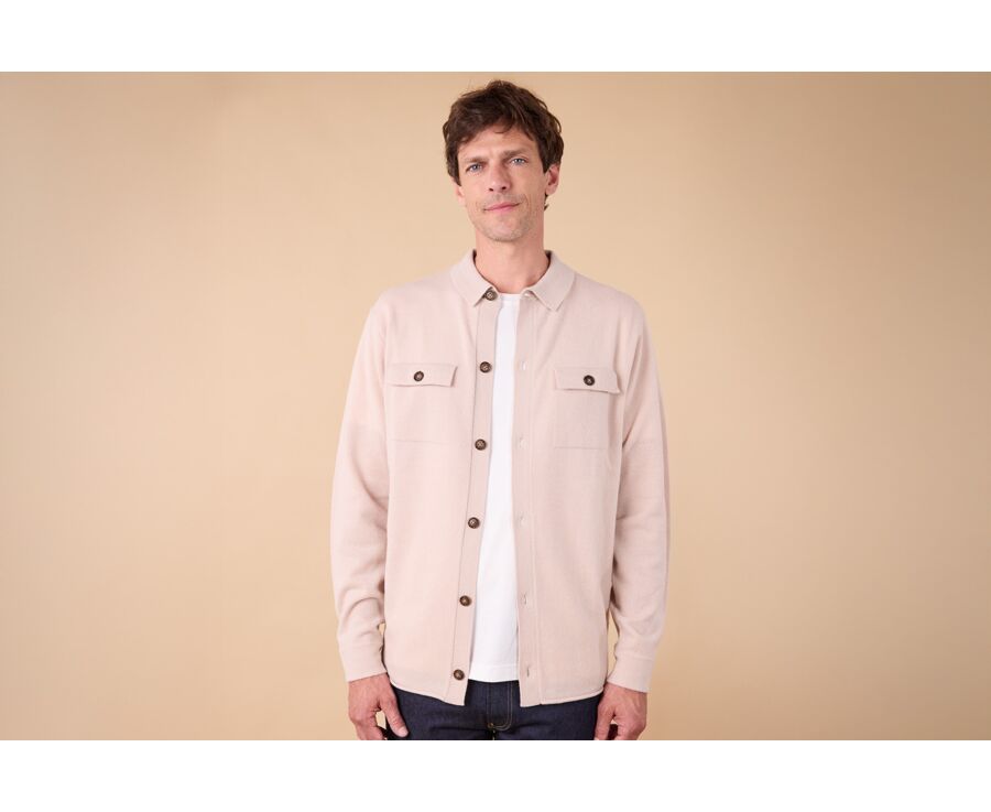 Surchemise en Maille - Beige Clair - WARRICK