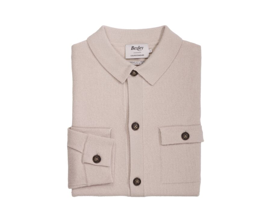 Surchemise en Maille - Beige Clair - WARRICK