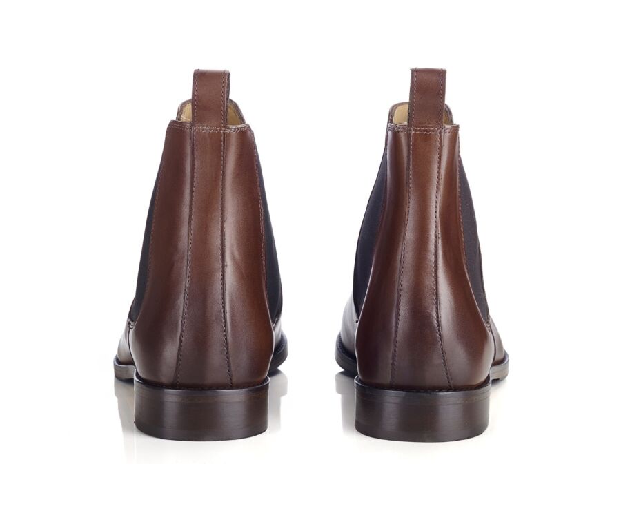 Chelsea boots homme - Châtaigne Foncé Patiné - STANHIGH PATIN