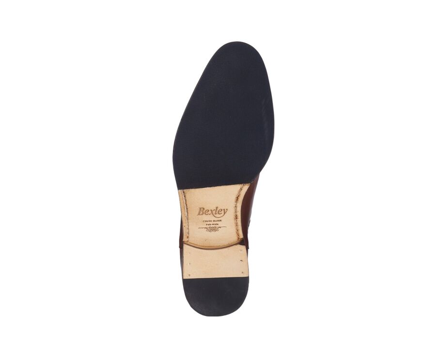 Chelsea boots homme - Châtaigne Foncé Patiné - STANHIGH PATIN