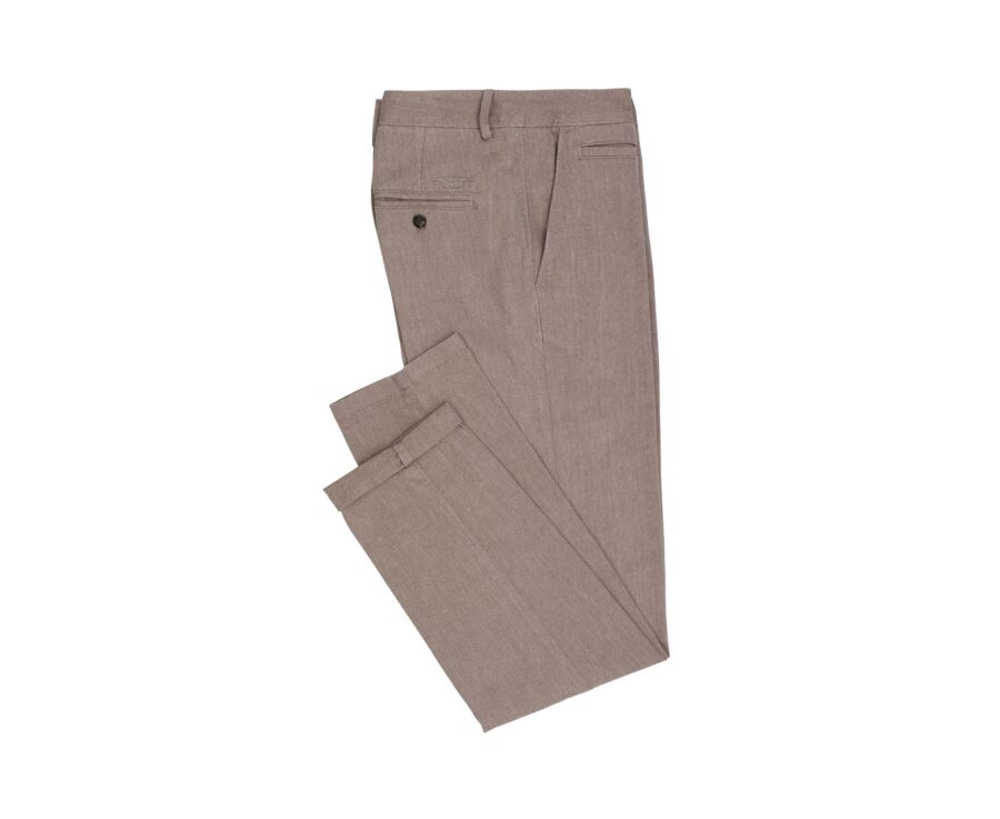 Pantalon chino homme Chevron Kaki Clair - KERYLL