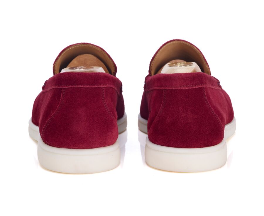 Mocassin homme - Velours Rubis - MANASOTA III