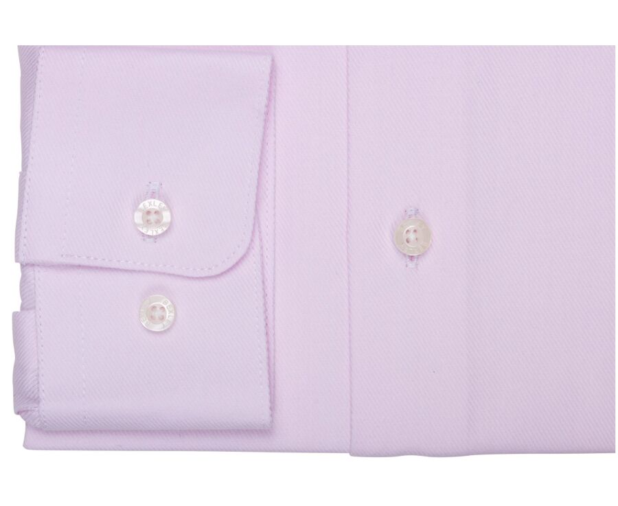 Chemise homme rose pâle en twill - TOMMASSO CLASSIC
