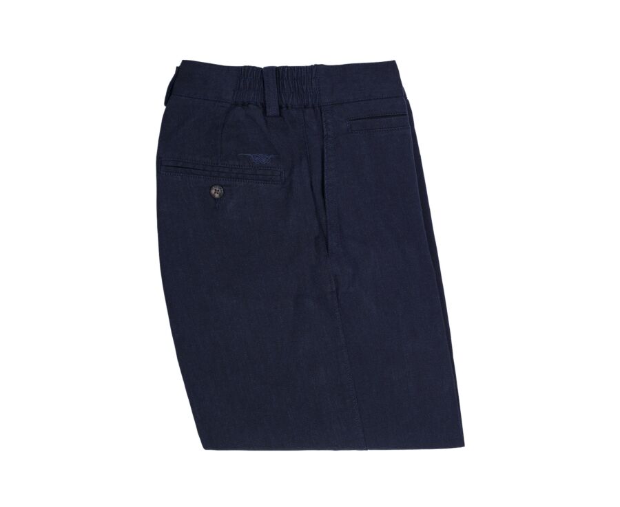 Bermuda Chevron Navy Foncé - KYRAS