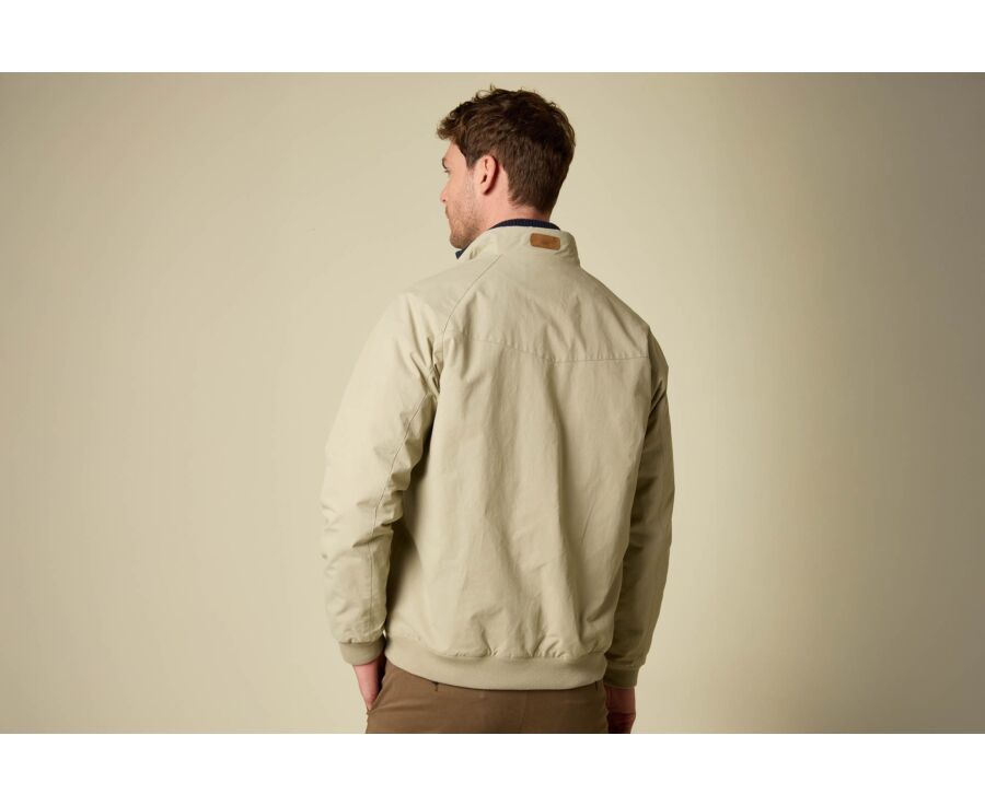 Blouson déperlant homme mi-saison Greige - ORELIEN