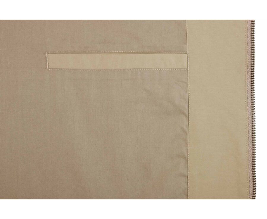 Blouson déperlant homme mi-saison Greige - ORELIEN