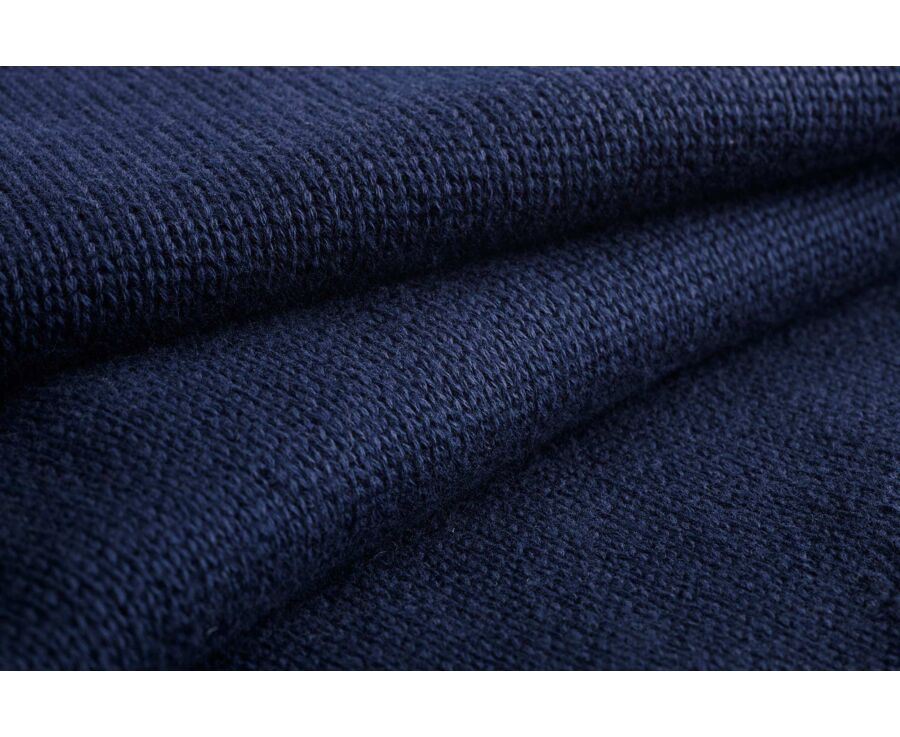 Pull col rond - Navy - CALDERIK