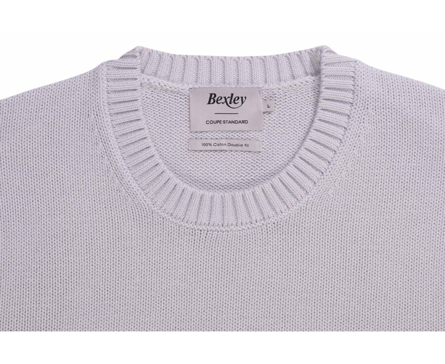 Pull col rond - Greige - CALDERIK