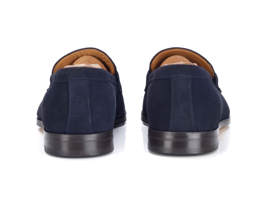 Mocassin homme navy en velours - CANNERO