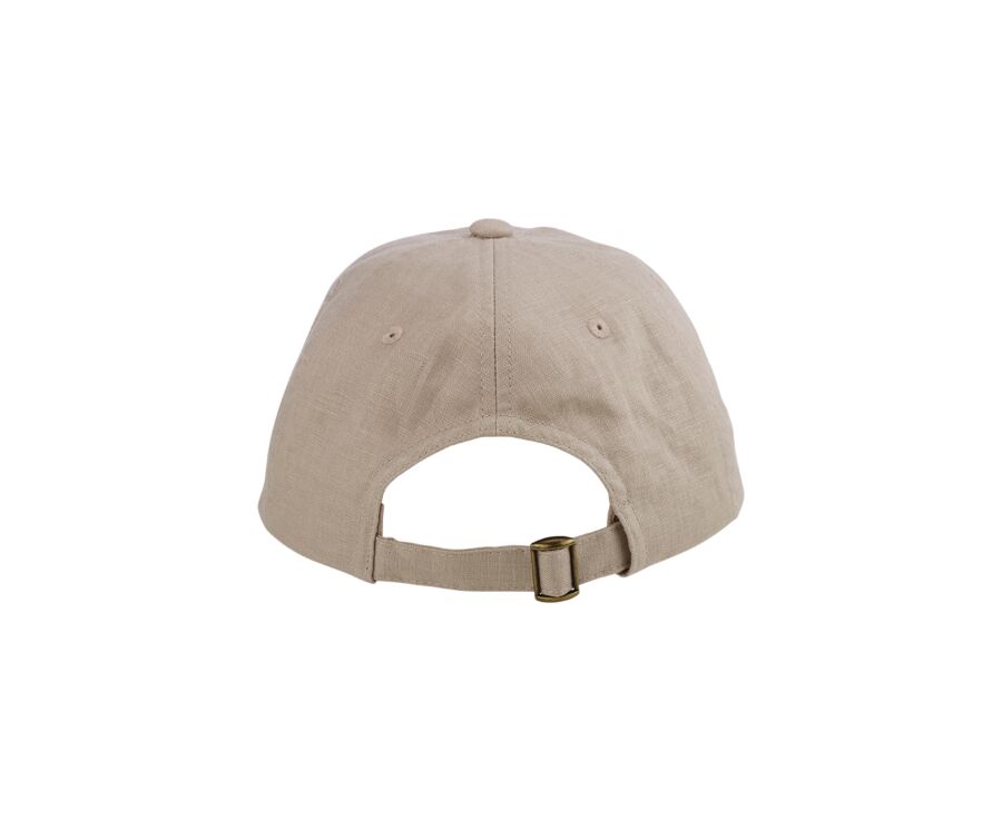 Casquette pour homme en Lin Ecru - BRADWELL II
