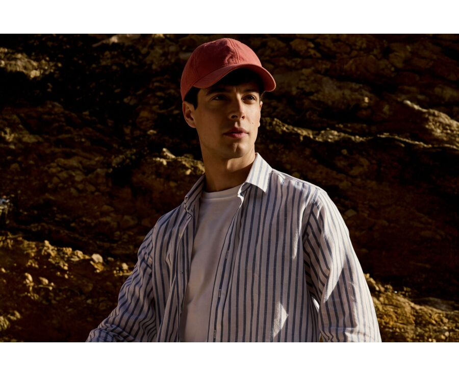 Casquette homme en Lin Corail - BRADWELL II