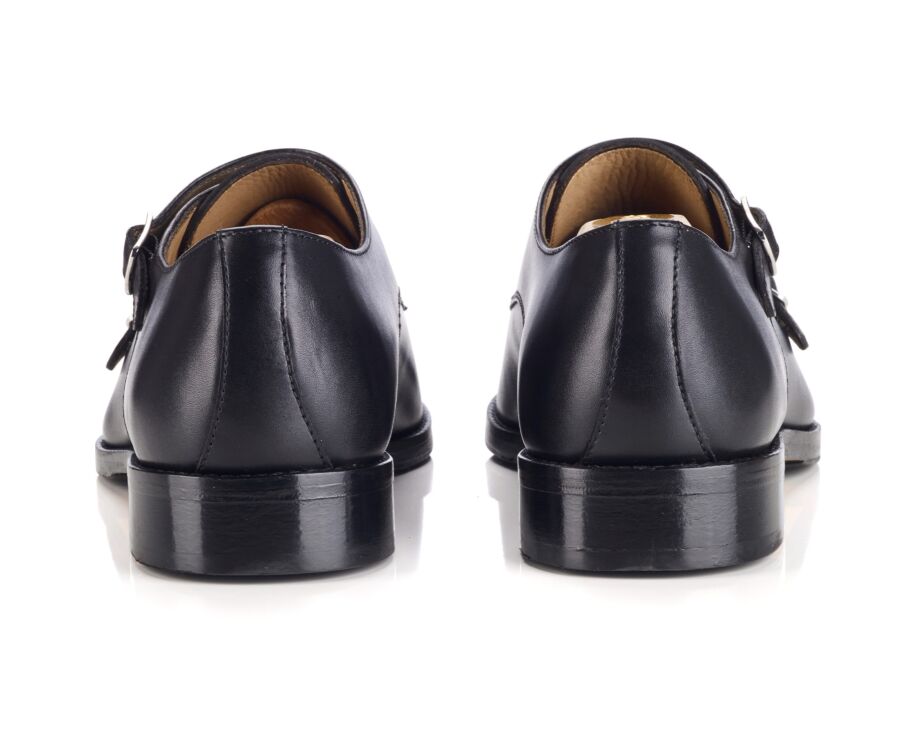 Chaussures pour homme Noir - Double Boucle - LANGFORD PATIN