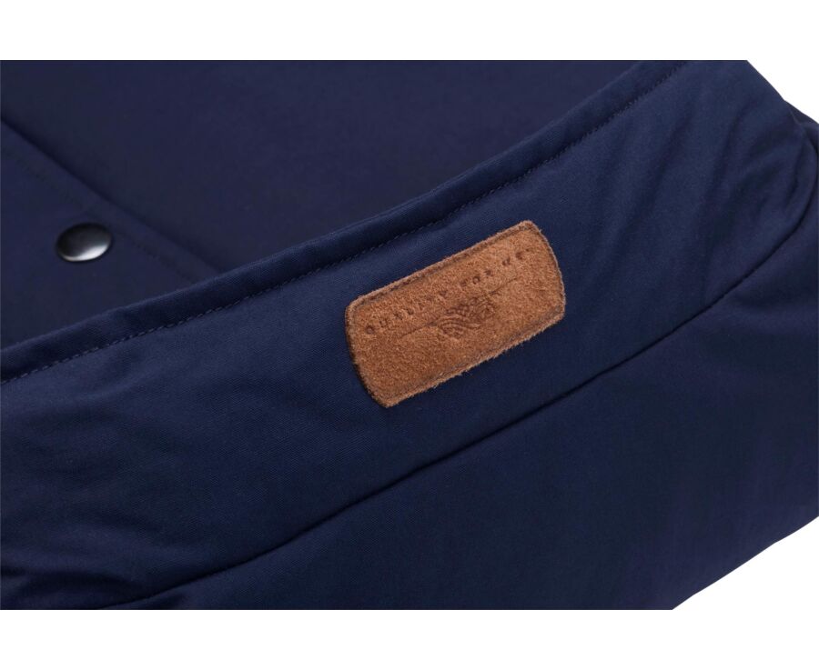 Doudoune homme sans manche en toile navy - HILMAR TOILE