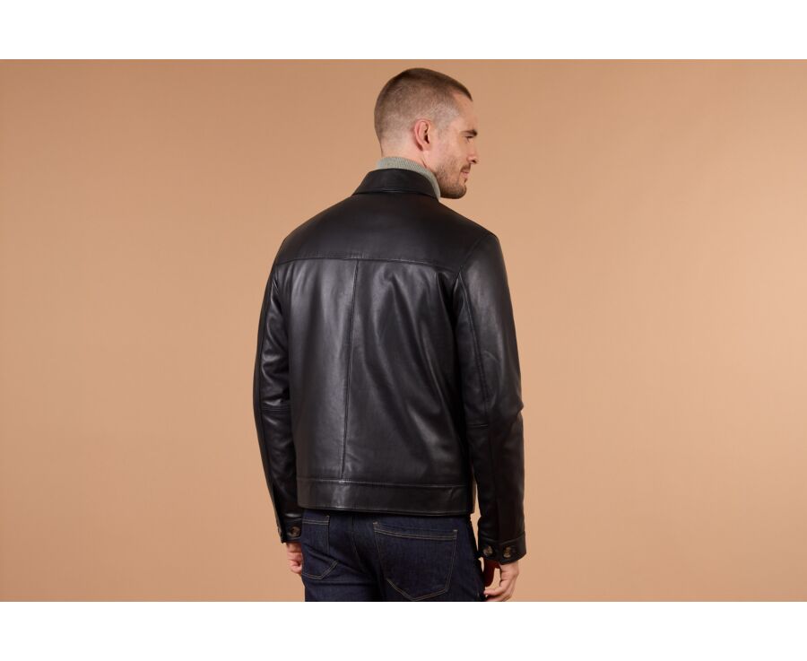 Blouson homme noir en cuir - NEESON