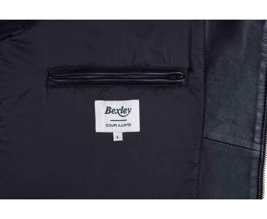 Blouson homme noir en cuir - NEESON