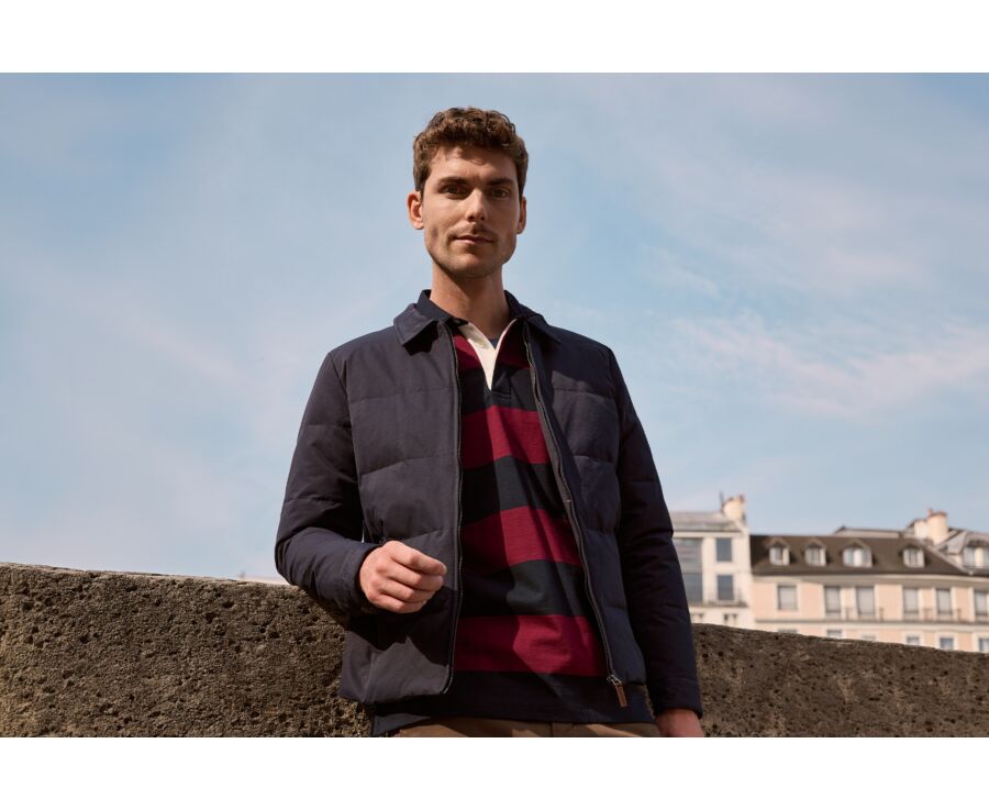 Doudoune légère homme en duvet navy - ELLIS