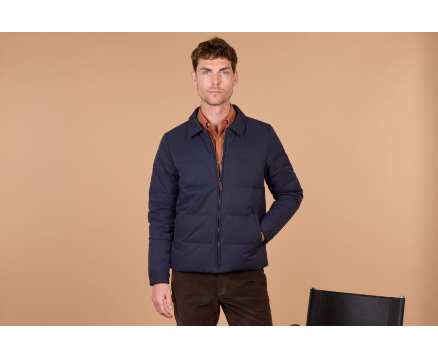 Doudoune légère homme en duvet navy - ELLIS