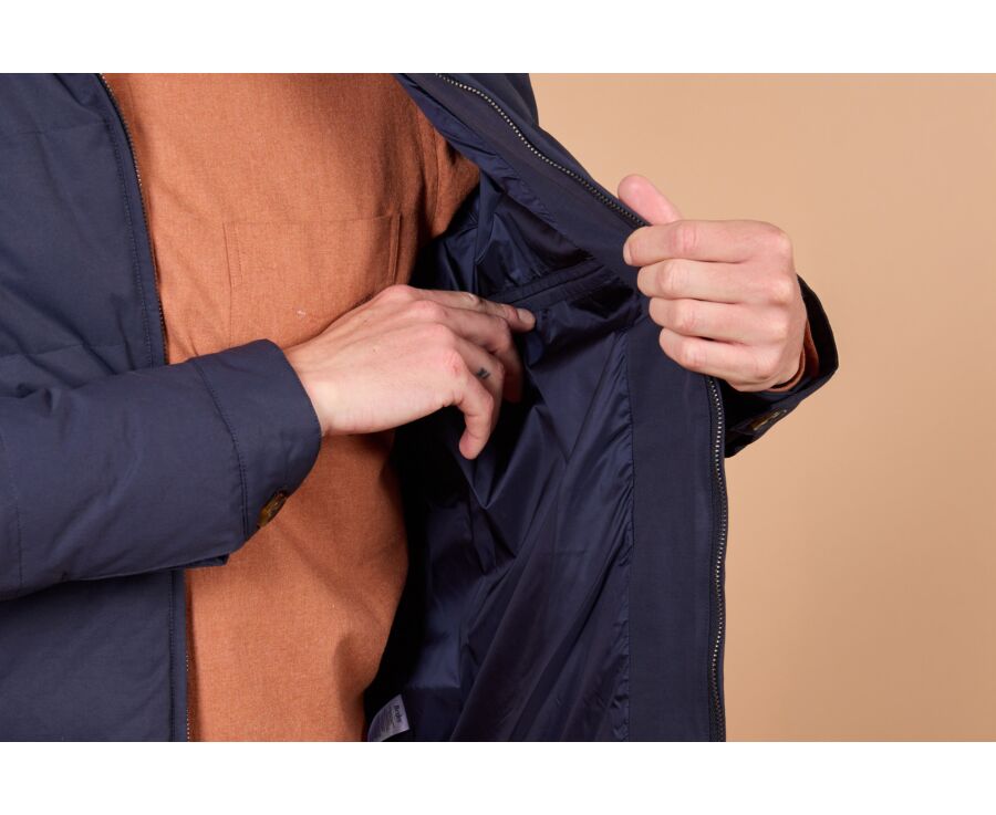 Doudoune légère homme en duvet navy - ELLIS