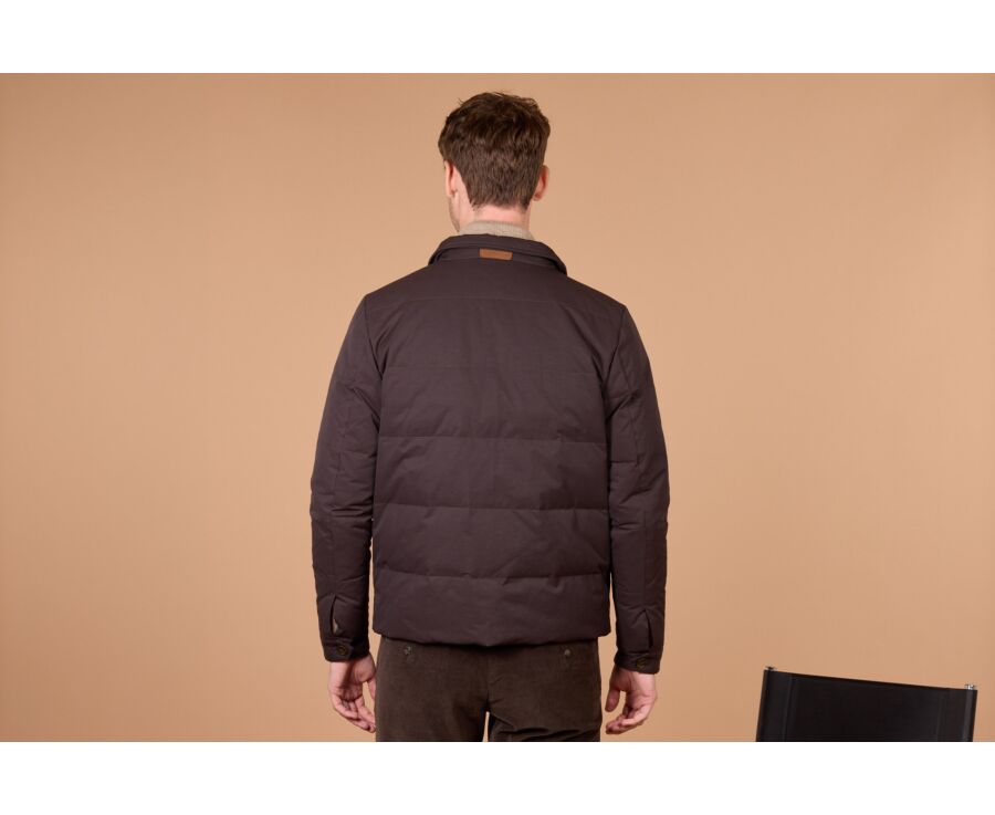 Doudoune légère homme en duvet brune - ELLIS