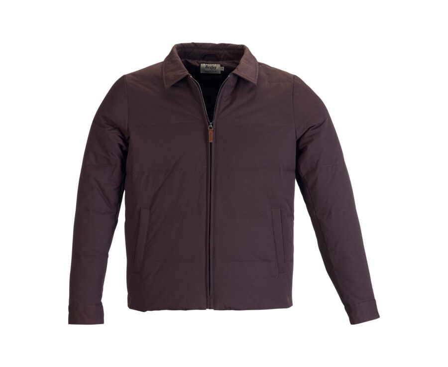 Doudoune légère homme en duvet brune - ELLIS