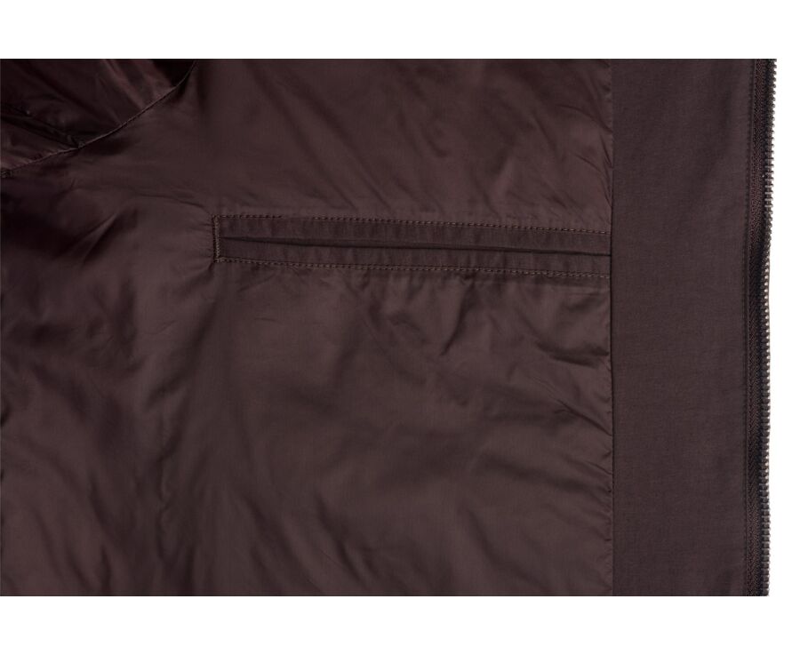 Doudoune légère homme en duvet brune - ELLIS