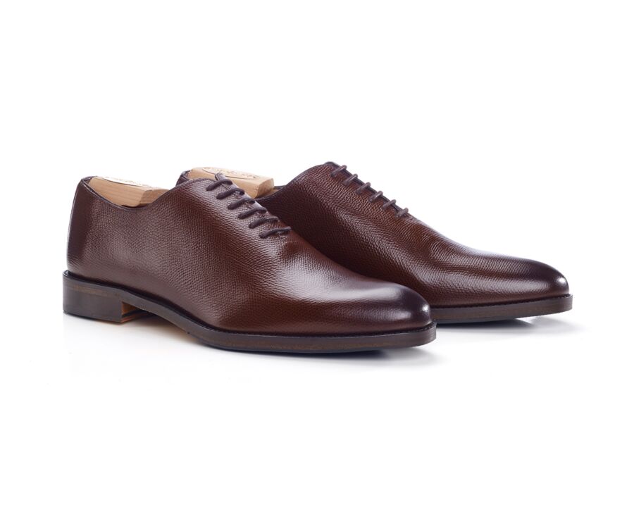 Richelieu homme Chocolat Grainé - PETER PATIN