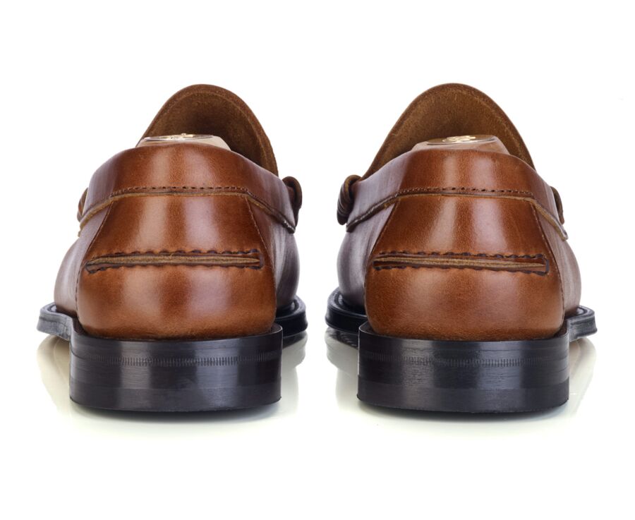 Mocassin penny loafer homme châtaigne foncé - YALE