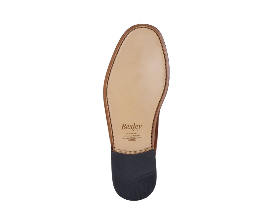Mocassin penny loafer homme châtaigne foncé - YALE