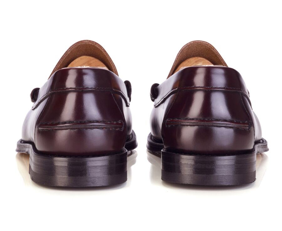 Mocassin penny loafer homme bordeaux - YALE