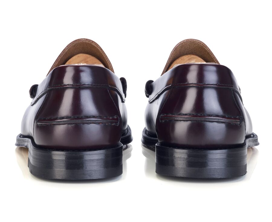 Mocassin penny loafer homme bordeaux foncé - YALE