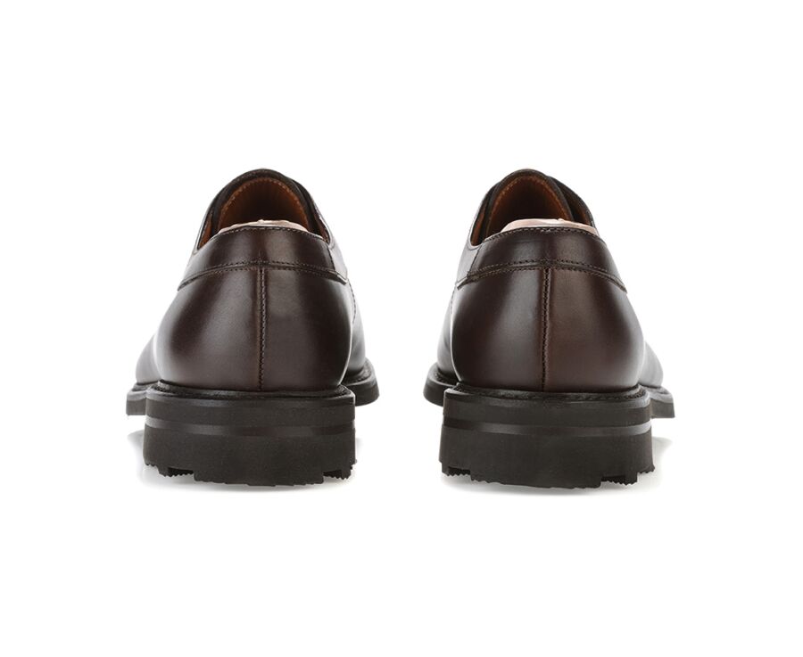 Derbies homme Chocolat semelle gomme - KENT GOMME COUNTRY