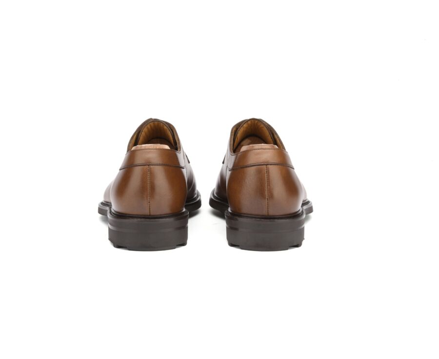 Derbies homme Cognac semelle gomme - KENT GOMME COUNTRY