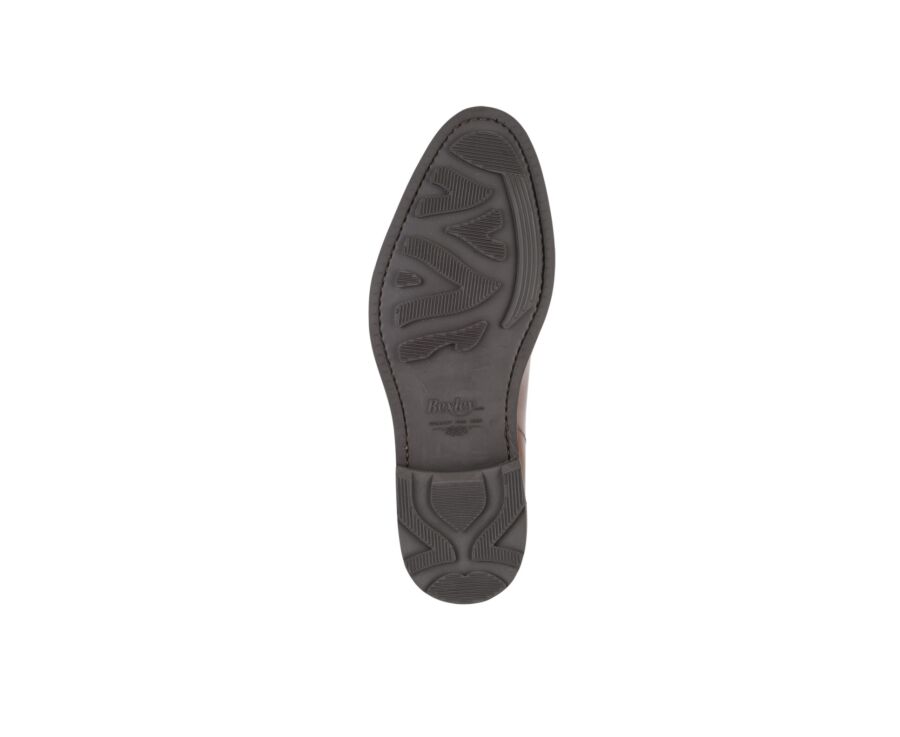 Derbies homme Cognac semelle gomme - KENT GOMME COUNTRY
