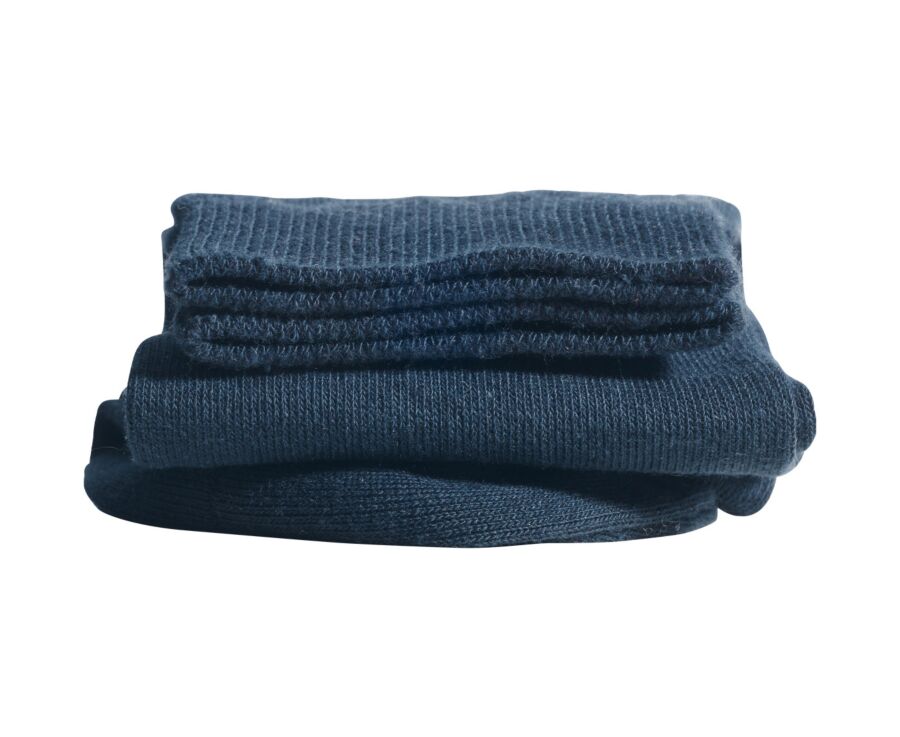 Chaussettes épaisses coton Vert Bouteille