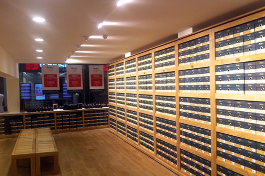 Boutique Bruxelles étagères