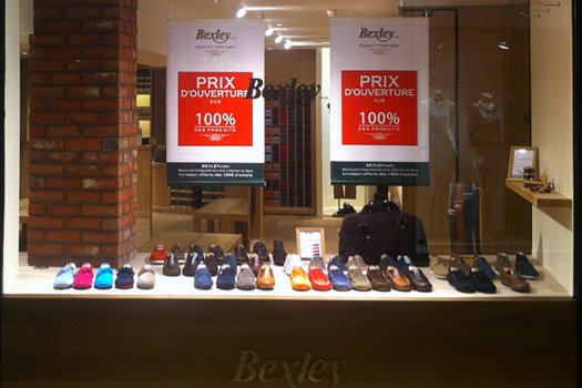 Boutique Bruxelles vitrine