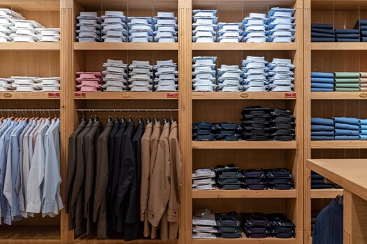 boutique intérieur vêtements bexley