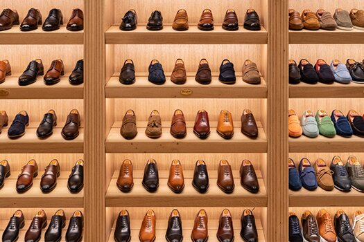 boutique intérieur chaussures bexley