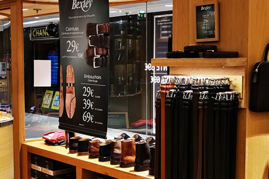 Boutique Bexley Paris Palais des Congrès intérieur