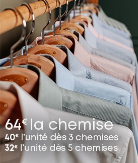 Collection de chemises Bexley sur cintres, plusieurs coloris