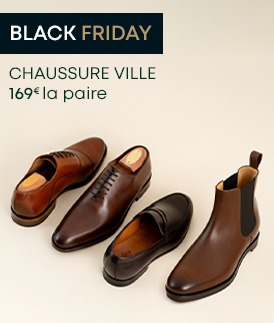 Chaussures de ville en cuir pour homme – Offre Black Friday