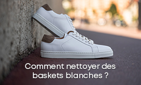 détacher baskets blanches