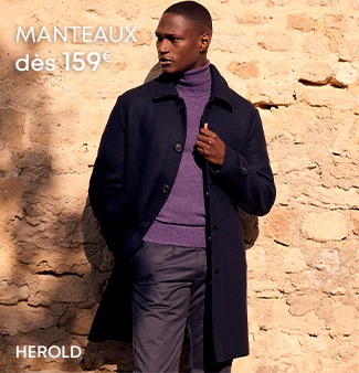 Homme portant une veste matelassée marron